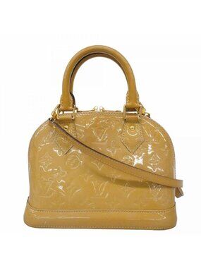Louis Vuitton Handbag Vernis Alma BB Dune 2-Way Bag